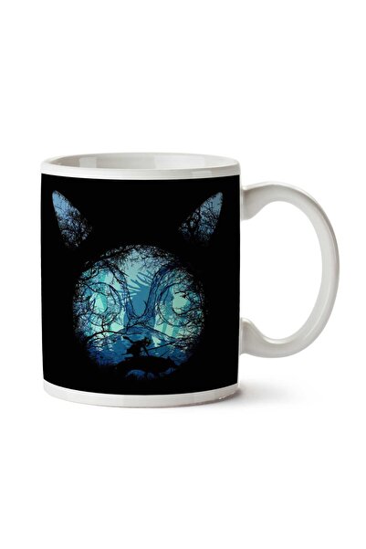 ART HEDİYE كوب مطبوع على الجانبين من My Forest Princess Mononoke
