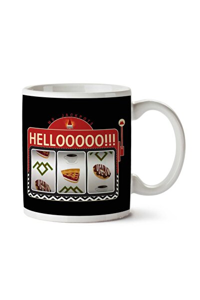 ART HEDİYE Twin Peaks HELLOOOOO İki Tarafı Baskılı Kupa Bardak