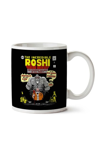 ART HEDİYE The Incredible Roshi The Strongest Old Man Dbz Two Side Printed Mug