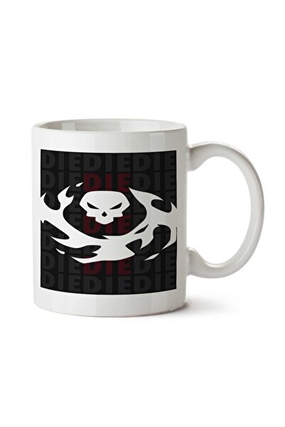 ART HEDİYE كوب ريبر ديث بلوسوم مطبوع على الجانبين