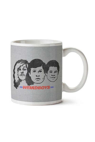 ART HEDİYE كوب Weirdboys Workaholics مطبوع على الجانبين