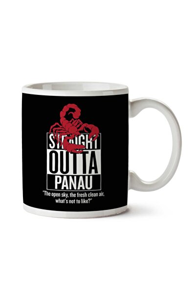 ART HEDİYE كوب مستقيم من Outta Panau Just Cause مطبوع على الجانبين