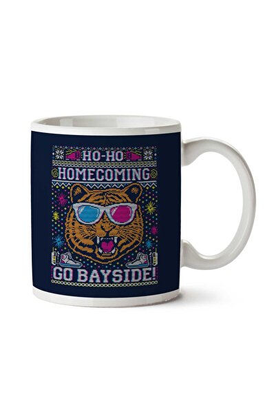 ART HEDİYE Ho Ho Homecoming Saved by The Bell Christmas Knit Two Sided Printe...