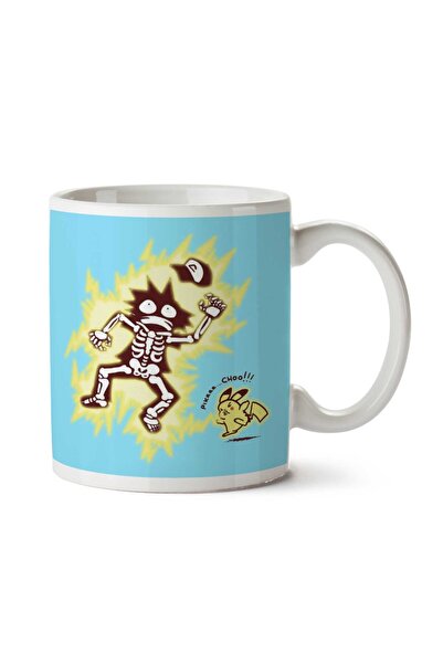 ART HEDİYE كوب بوكيمون فيل بيكاتشو مطبوع على الجانبين