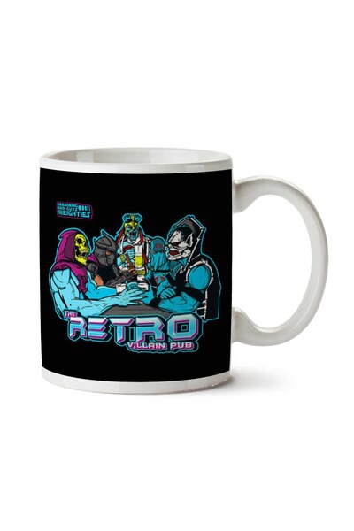 ART HEDİYE كوب ريترو فيلاين بارب مطبوع على الجانبين