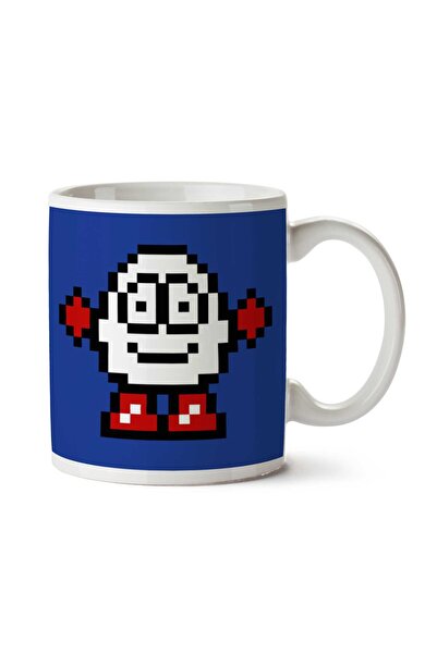 ART HEDİYE Dizzy Egg Pixel Two Sided Printed Mug
