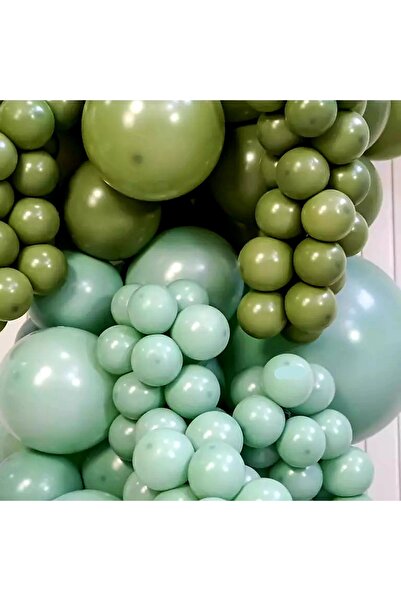 Kalisan Retro Balloon - Winter Green 12 Inch 10 Pieces