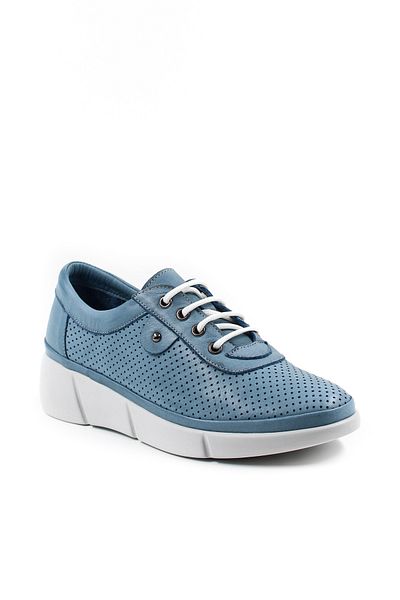 Ayakkabıhane În interior și în exterior, din piele naturală, albastru denim, pantofi sport pentru femei, pantofi sport AH 08408261808 C
