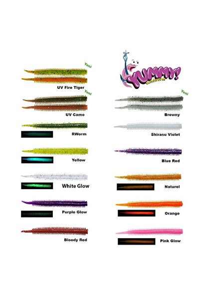 Fujin Fujın Yummy Sandworm 7cm Lrf Silikon Yem