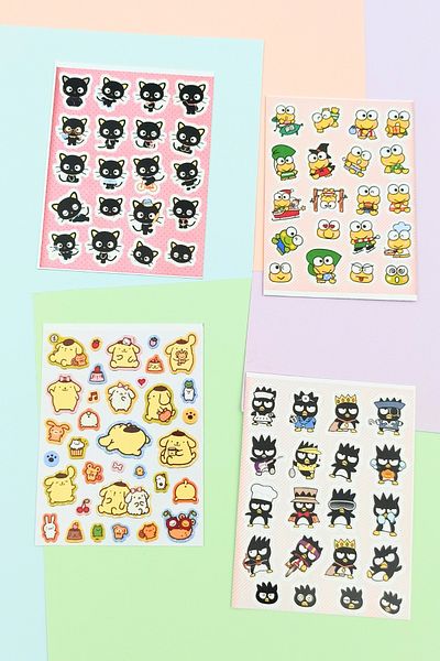 Mona Craftist Σετ αυτοκόλλητων Hello Kitty 500 τμχ 20 τεμαχίων Αυτοκόλλητο φορητού υπολογιστή Kuromi My Melody Sanrio