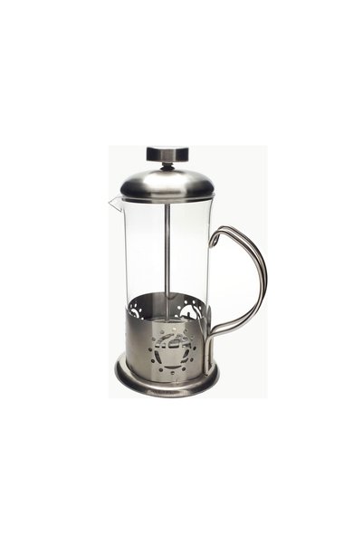 Olca 10 Adet French Pres (İçi Cam Metal Mekanizmalı) 350 ML