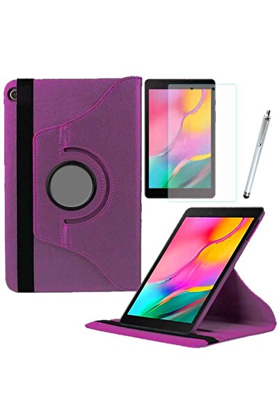 Smart Tech Samsung Galaxy Tab T290 8 Inç Döner Standlı Tablet Kılıfı Ve Cam K...