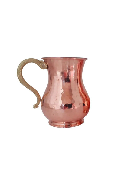 Yıldız çelik 6'lı bakır ayaklı maşrafa & bardak