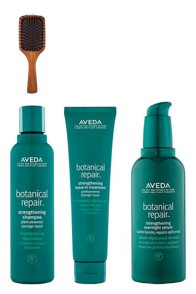 Aveda Botanical Repair 3 Piece Set + Wooden Hair Lightening Comb