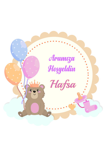 dnsl grup İsimli Ahşap Bebek Magnetleri 25 Adet