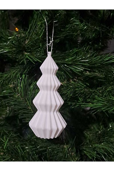 3D Stuff 4 Pieces Christmas Pine Tree Ornament - 11cm