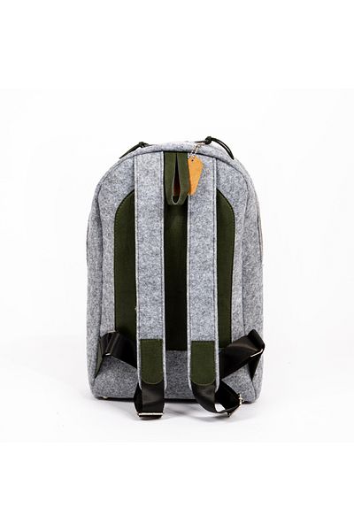 Biggdesign Filzrucksack mit Reißverschluss „Faces“