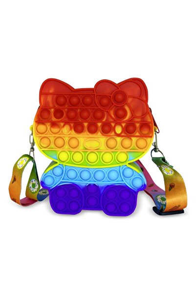 Ogi Mogi Toys Silikonová barevná taška přes rameno pro kočky