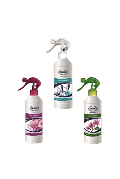 Ersağ ODA SPREYİ PAKETİ (ANTİ SİGARA& ÖZEL & BAHAR ESİNTİSİ) 500 ML