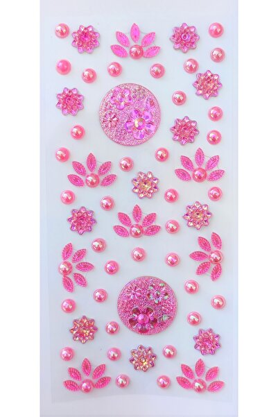 Giraffe Sticker Taş Sticker Pembe Yapışkanlı Saç , Yüz Ve Tırnak Taşı Yılbaşı...