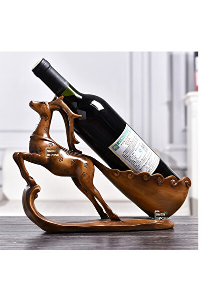 saksı deposu Geyik Şaraplık Heykeli Kahve Eskitme