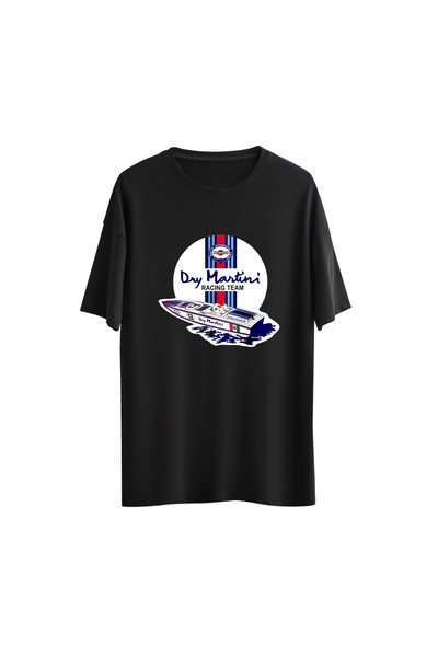 NoiCasuale تي شيرت Dry Martini مطبوع رقميًا للاسترخاء العادي