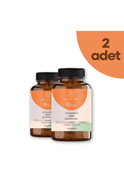 Qualiss Q More 60 Kapsül Vitamin C-d Propolis Probiyotik Çinko Selenyum Içere...