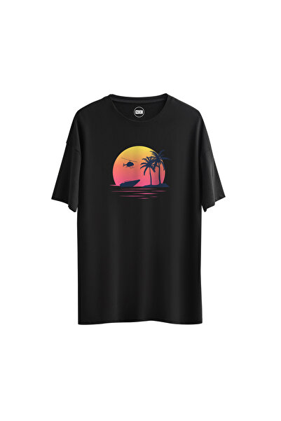 NoiCasuale تي شيرت ريلاكس عادي مطبوع رقميًا من Island