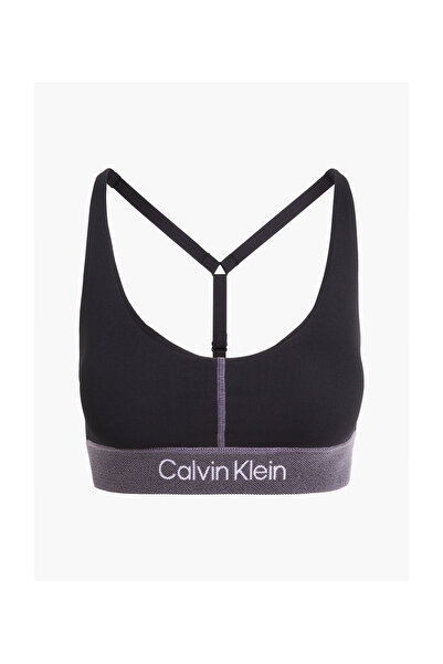 Calvin Klein Siyah Kadın Sporcu Sütyeni 00GWF3K141BAE WO - Medium Support S