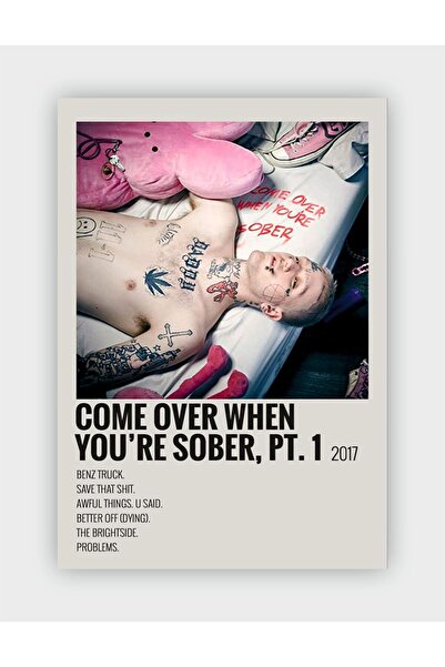fırsatlar diyarı Lil Peep - Come Over When You’re Sober, Pt. 1 Duvar Posteri ...