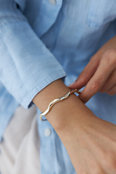 YAVUZ KUYUMCULUK 14 Ayar Altın Düz Kemik Kelepçe