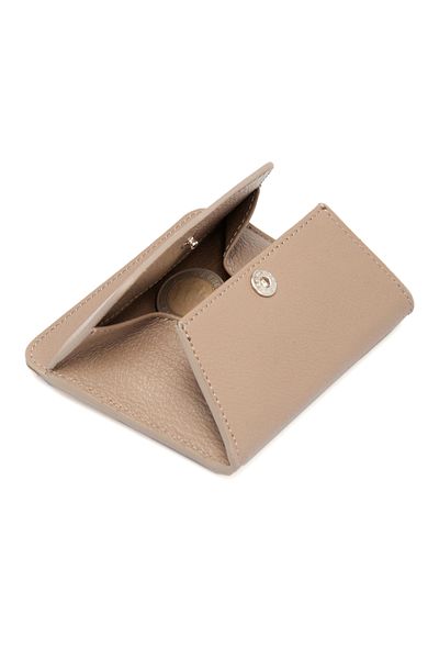 Tergan Μπεζ Δερμάτινη θήκη κάρτας Unisex 01581b56