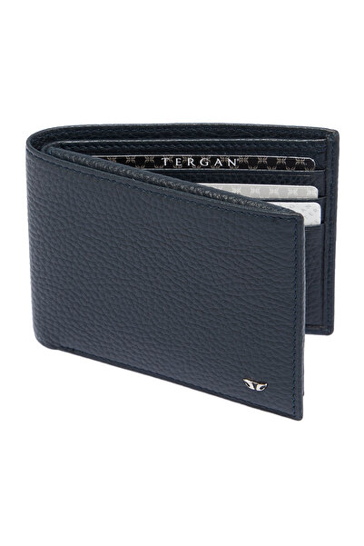 Tergan Чорний шкіряний чоловічий гаманець 01648a38