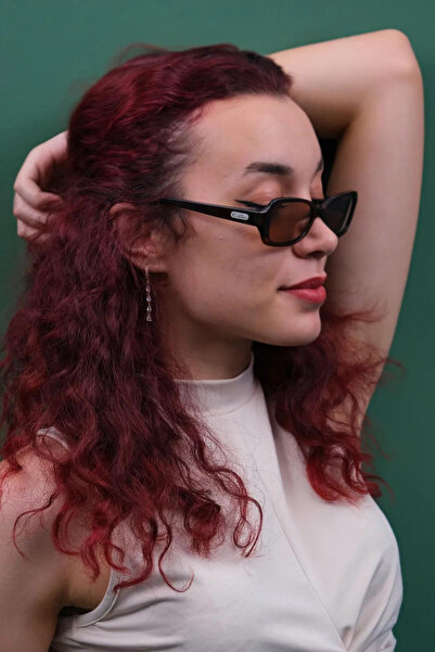 CALDİNİ نظارة شمسية كلاسيكية مستقطبة على شكل عظمة بنية للنساء CS011 C16