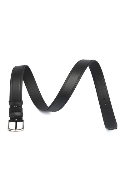 Tergan Men's Leather Belt Black - 00312d62