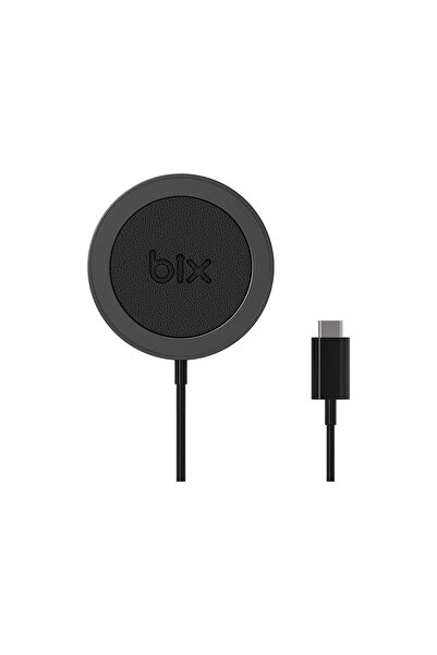 Bix Bxmg15 15w Manyetik Kablosuz Şarj Cihazı Magsafe Iphone 12/13/14/15 Serisi Ve Airpods Ile Uyumlu