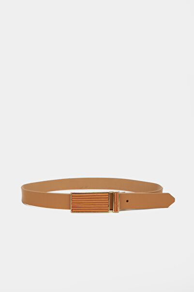 Perspective Camel Feather Color Belt