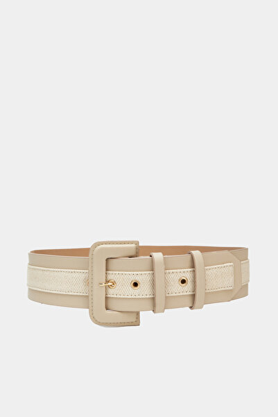 Perspective Light Beige Color Belt