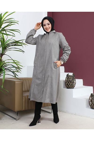 MSK Fashion Hooded Tend Suede Cap