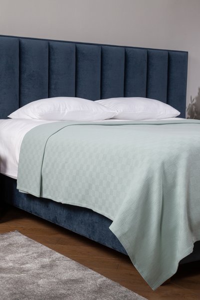 Salbace Checkerboard Pattern Pique Double