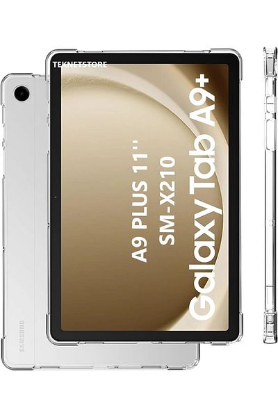 TEKNETSTORE Samsung Galaxy Tab A9 Plus 11 Inch Tablet Case Silicone Screen Protector Touch Pen Set