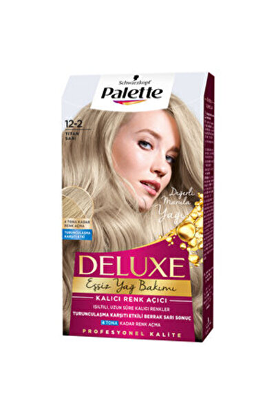 Palette ( 2 ADET ) Palette Deluxe Saç Boyası 12-2 Titan Sarı