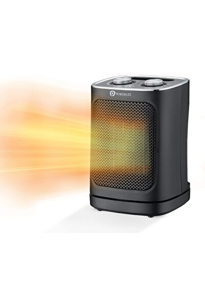 PureMate Seramik Fanlı Isıtıcı, 2 Isıtma Ayarlı 1800W Taşınabilir Elektrikli Isıtıcı