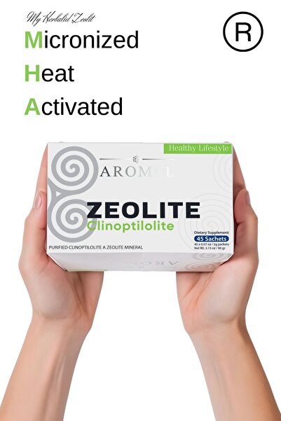 Aromel Zeolit Tozu | 45 Şase | Clinoptilolite Zeolite | Mikronize Aktif Zeolit