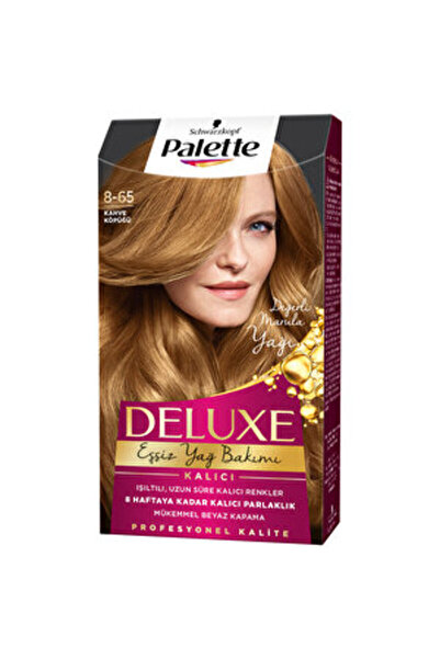 Palette ( 2 ADET ) Palette Deluxe Saç Boyası 8-65 Kahve Köpüğü