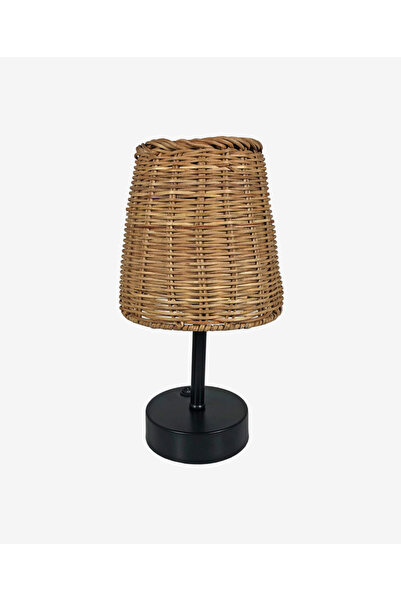 did homeware Paris Solar Şarjlı Rattan Masa Lambası