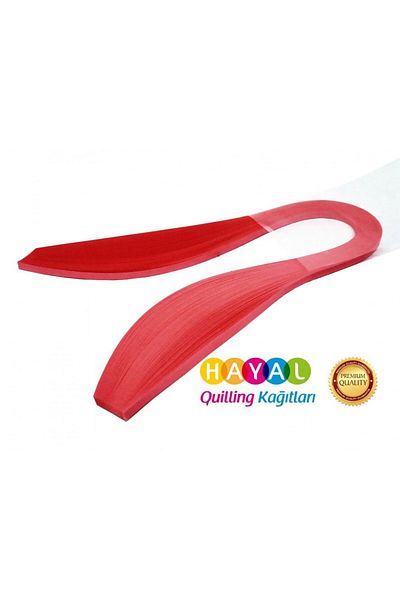 quilling Set 3mm French Rose Red Colored Paper - 100S