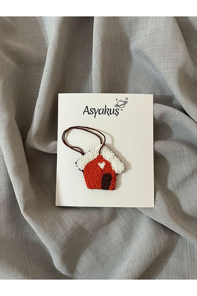 asyakuş زخرفة شجرة الصنوبر للعام الجديد منقوشة يدويًا من Efsarstudio