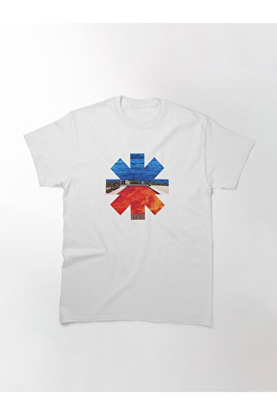 Qupa Butik تي شيرت برتقالي الشمس والبحر الأبيض