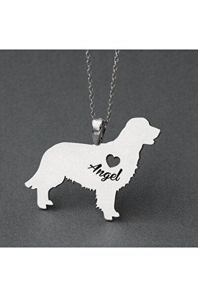Genel Markalar Isimli Köpekli Gümüş Kolye